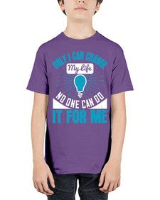 Only I can change my life No one can do it for me Style 27# - motivation - Youth Tee Unisex