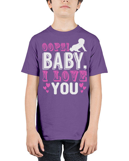 Oops Baby I love You Style 180# - baby - Youth Tee Unisex