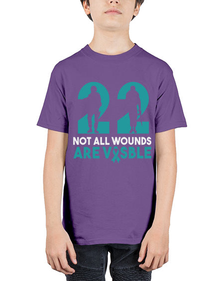 PTSD Awareness Month Support 10# - PTSD - Youth Tee Unisex