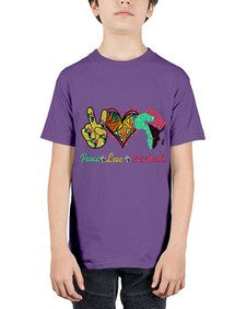 Peace Love Juneteenth Day Fist Png 8# - black juneteenth - Youth Tee Unisex