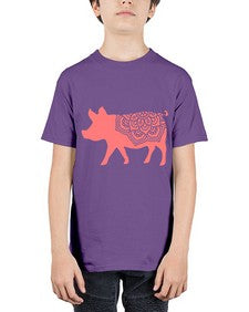 PigMandala 985# - mandala - Youth Tee Unisex