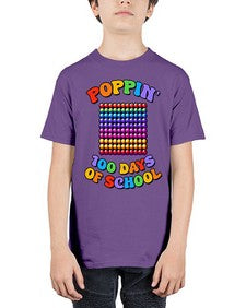 Poppin my way through 650# - one hundred days - Youth Tee Unisex