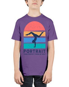 Portrait Your Perfect Form of Self 492# - yoga - Youth Tee Unisex