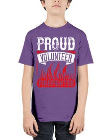 Proud Volunteer Firefighter Style 35# - volunteer - Youth Tee Unisex