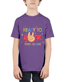 Ready to Rock third Grade 737# - third grade - Youth Tee Unisex
