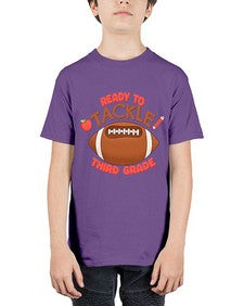 Ready to tackle third Grade 747# - third grade - Youth Tee Unisex