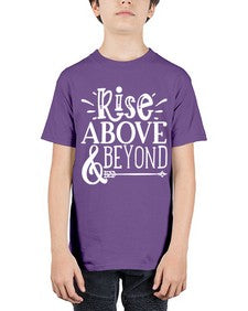 Rise above beyond Style 77# - motivation - Youth Tee Unisex
