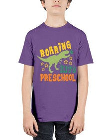 Roaring Into Preschool 756# - prek headstart - Youth Tee Unisex
