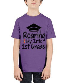 Roaring My Into first Grade 759# - first grade - Youth Tee Unisex