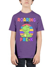 Roaring to PreK Trex 771# - prek headstart - Youth Tee Unisex