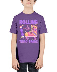 Rolling into third Grade 790# - third grade - Youth Tee Unisex