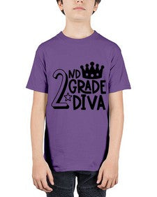Second Grade Diva 812# - second grade - Youth Tee Unisex