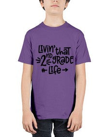 Second Grade Life 826# - second grade - Youth Tee Unisex