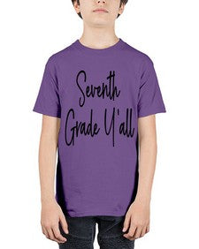 Seventh Grade Yall 870# - seventh grade - Youth Tee Unisex