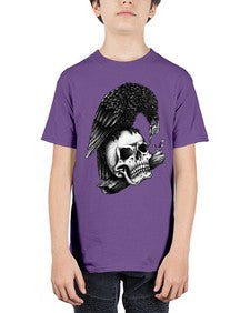 Skull Crow 1052# - graphic - Youth Tee Unisex