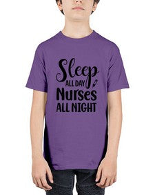 Sleep all day nurses all 1400# - nurse - Youth Tee Unisex