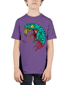 Snake 227# - cartoon animals - Youth Tee Unisex