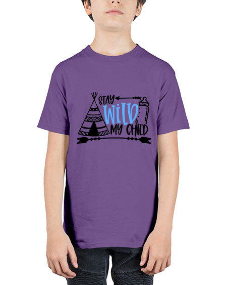 Stay Wild My Child Style 448# - baby - Youth Tee Unisex