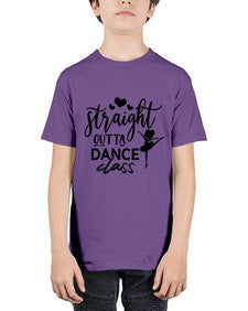 Straight outta dance class 188# - ballet - Youth Tee Unisex