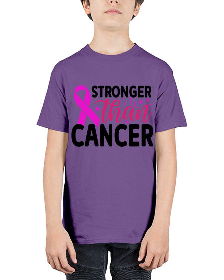 Stronger Than Cancer 6# - breast cancer - Youth Tee Unisex