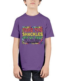 Take The Shackles Off My Feet Juneteenth 34# - black juneteenth - Youth Tee Unisex
