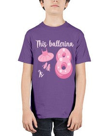 Th birthday ballet dancer ballerina 46# - ballet - Youth Tee Unisex