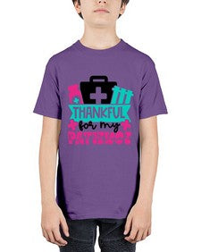 Thankful For My Patience Style Style 1492# - nurse - Youth Tee Unisex