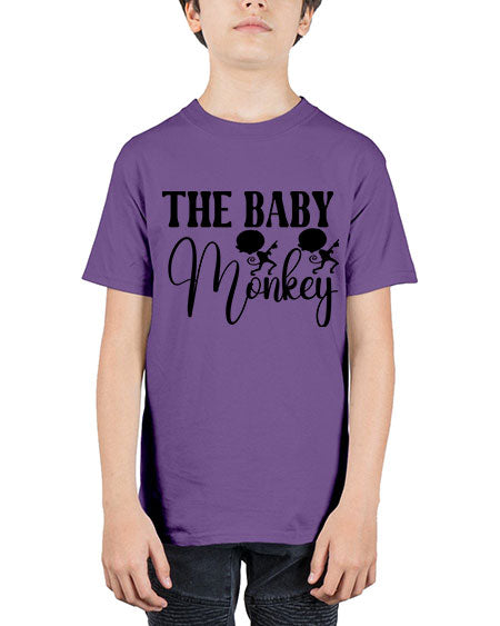 The baby monkey  - monkey - Youth Tee Unisex