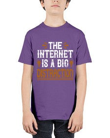 The internet is a big distraction 53# - internet - Youth Tee Unisex