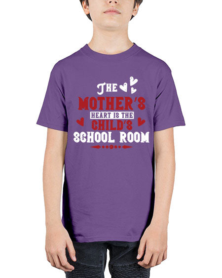 The mother’s heart is the child’s school room Style 221# - kids - Youth Tee Unisex