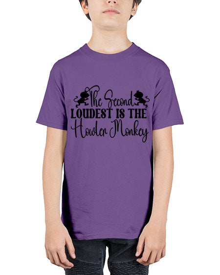 The second loudest is the  - monkey - Youth Tee Unisex