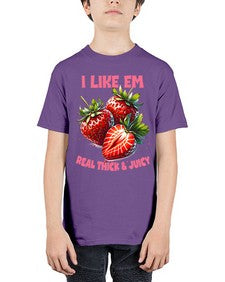 Thick and Juicy Strawberry Festival 1636# - strawberry - Youth Tee Unisex