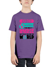 To The World You Are A Nurse But To Us You Are The World Style Style 1576# - nurse - Youth Tee Unisex