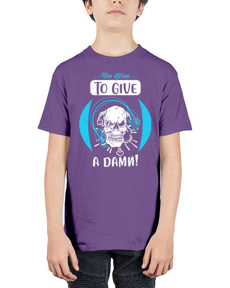 Too glam to give a damn Style 176# - beauty - fashion - Youth Tee Unisex
