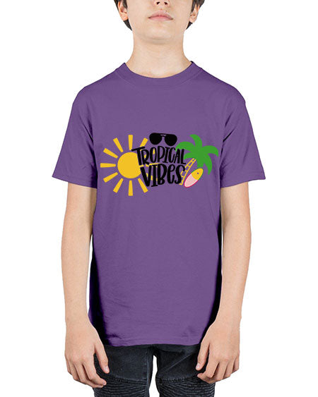 Tropical Vibes Style 9# - summer - Youth Tee Unisex
