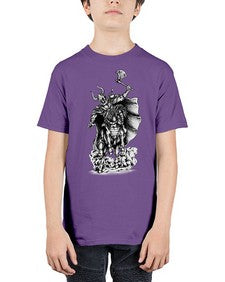 Warrior Skull Files 1208# - skull and bones - Youth Tee Unisex