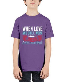 When love and skill work together expect a masterpiece Style 1630# - nurse - Youth Tee Unisex