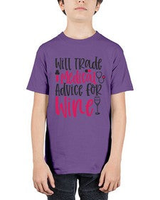 Will Trade Medical Advice for Wine Style 1646# - nurse - Youth Tee Unisex
