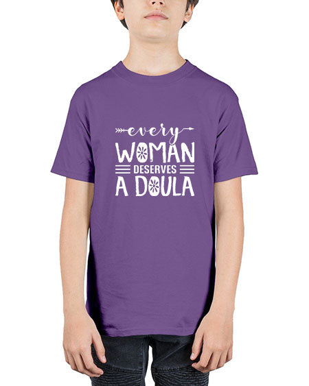 Womenseverywomandeservesadoula1651# - doubla - Youth Tee Unisex