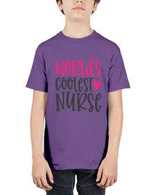 Worlds Coolest Nurse Style 1658# - nurse - Youth Tee Unisex