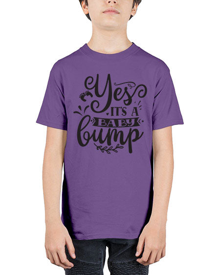 Yes it s a baby bump 476# - pregnancy - Youth Tee Unisex