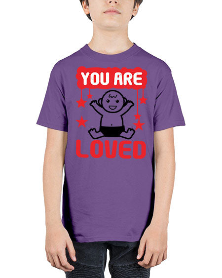You are loved Style 241# - baby shower - Youth Tee Unisex