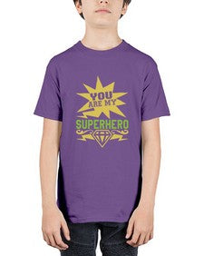 You are my superhero 269# - cartoon super hero - Youth Tee Unisex