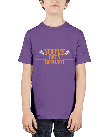 You’ve been served 1714# - badminton - Youth Tee Unisex