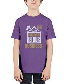 Your clean home is our Business Style 491# - cleaner - Youth Tee Unisex