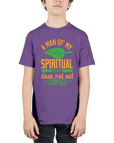 a man of my spiritual intensity does not eat corpses 6# - vegan - Youth Tee Unisex