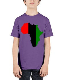 africamap 275# - black words and phrases - Youth Tee Unisex