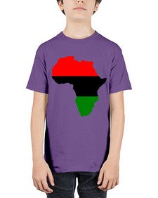 africamap 276# - black words and phrases - Youth Tee Unisex