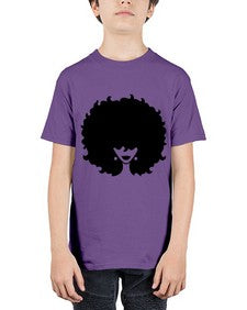 afro woman 69# - black girls or women - Youth Tee Unisex