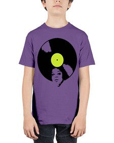 afrovinyl 63# - black girls or women - Youth Tee Unisex